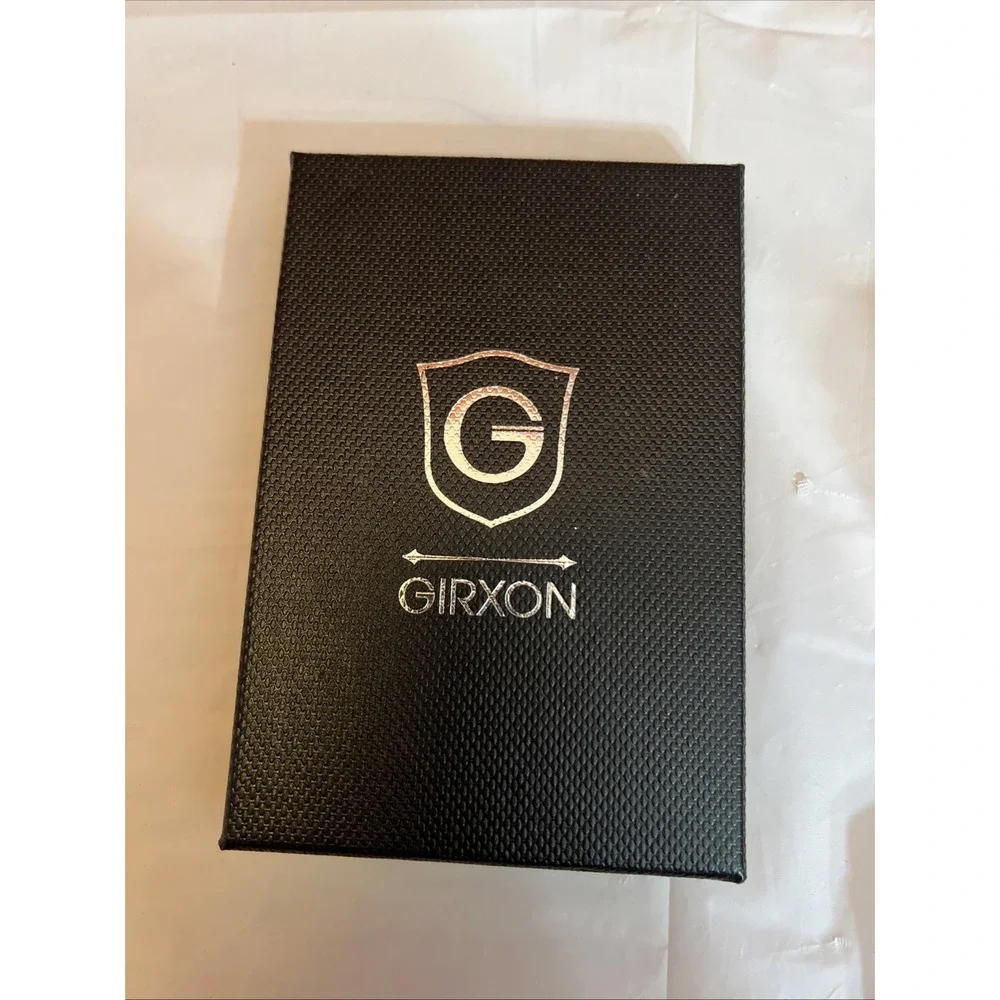 Girxon Carbon Fiber Men's Wallet With Money Clip & RFID Protection Brand New